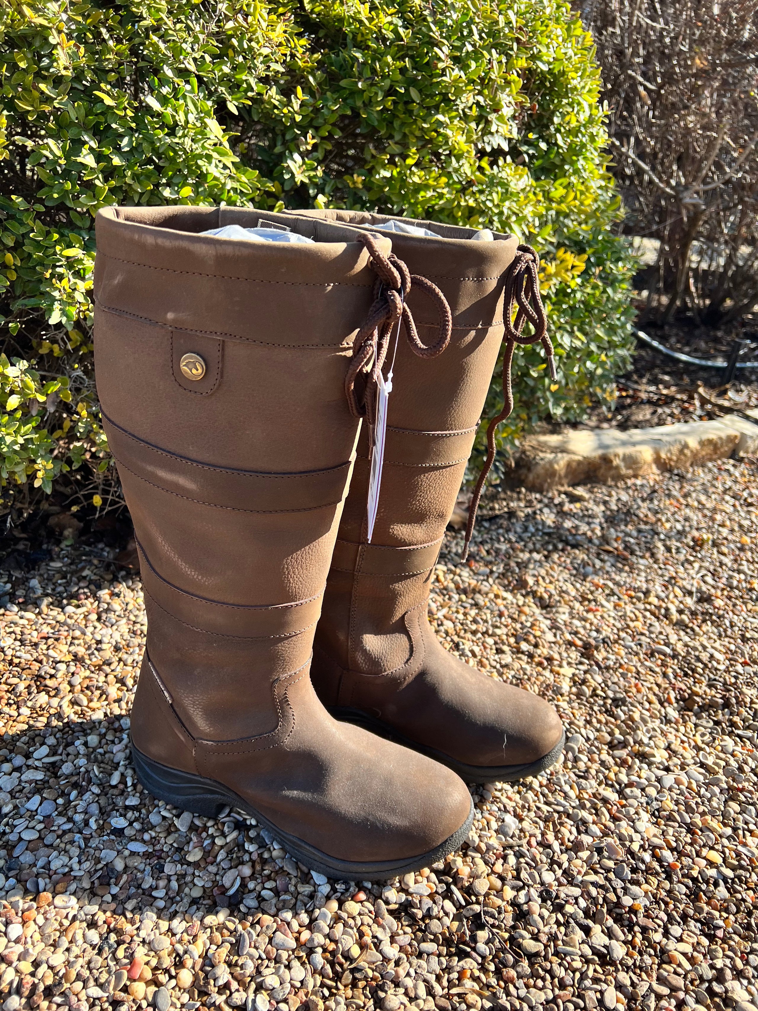 Ladies long country clearance boots